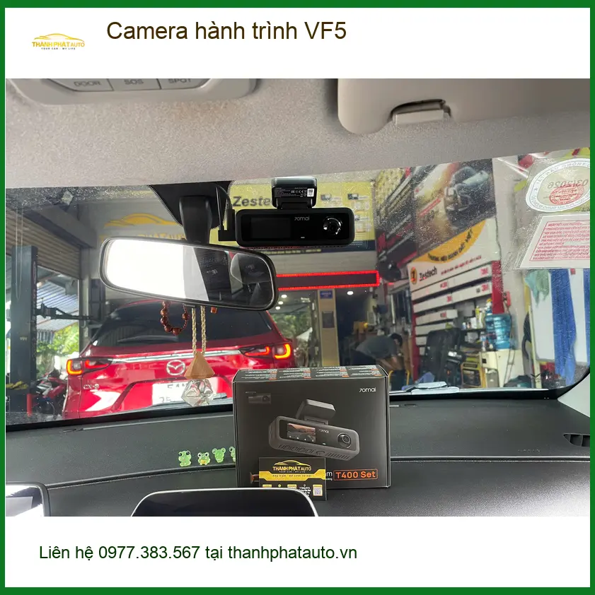 Anh Khải lắp Camera hành trình VinFast VF5 tại Quận 9 để ghi lại hành trình ảnh thực tế 3