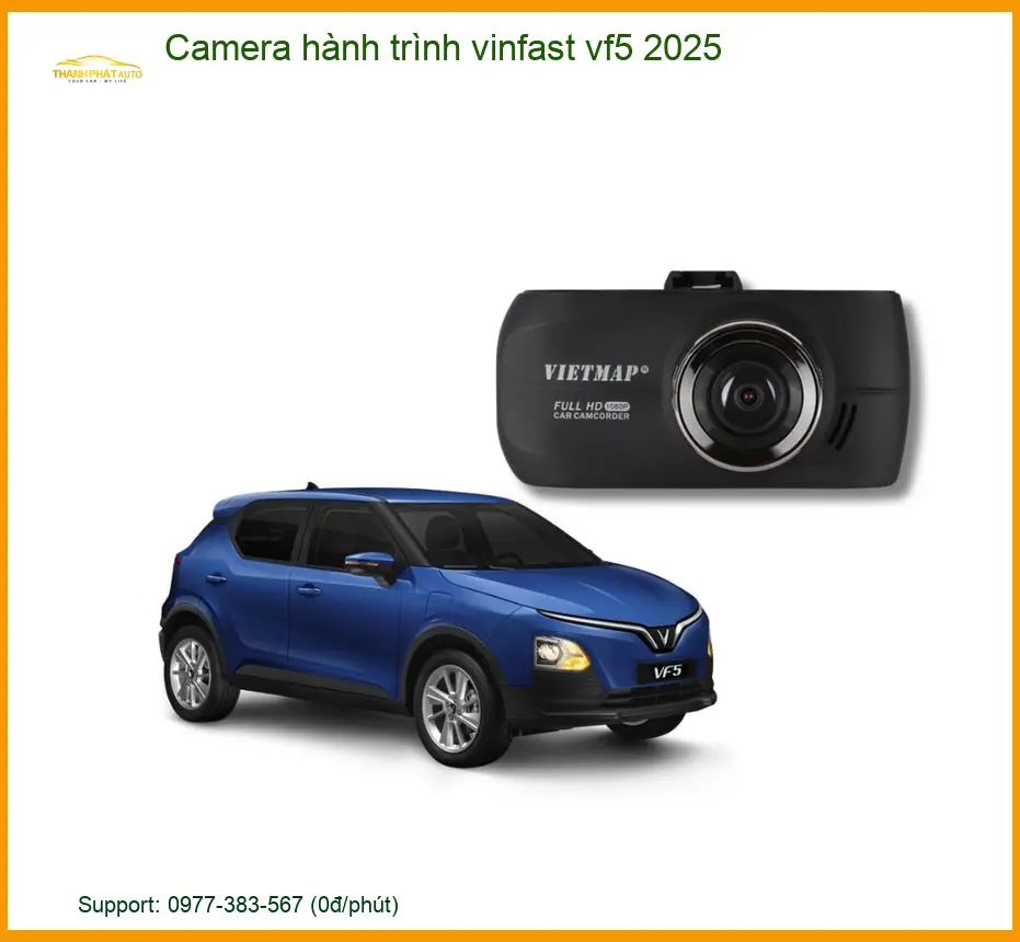 Camera Hành Trình VinFast VF5 2025 - Trung Tâm Lắp Đặt Chính Hãng TPHCM