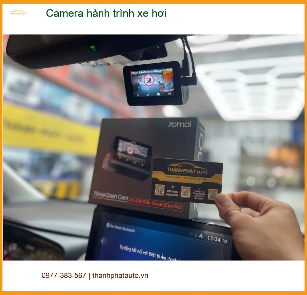 Chị Thảo tìm chỗ lắp Camera hành trình xe hơi Hyundai Creta Quận 12 ảnh thực tế 5