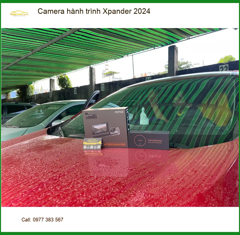 Anh Hưng lắp Camera hành trình Xpander 2024 tại Quận 9 để an toàn hơn
