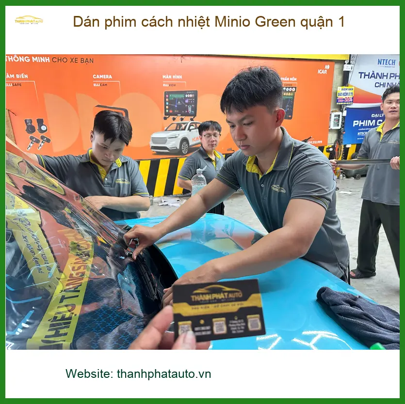 Trung Tâm Dán Phim Cách Nhiệt Ô Tô Minio Green tại Quận 1 - Thi Công Chuyên Nghiệp ảnh thực tế 3