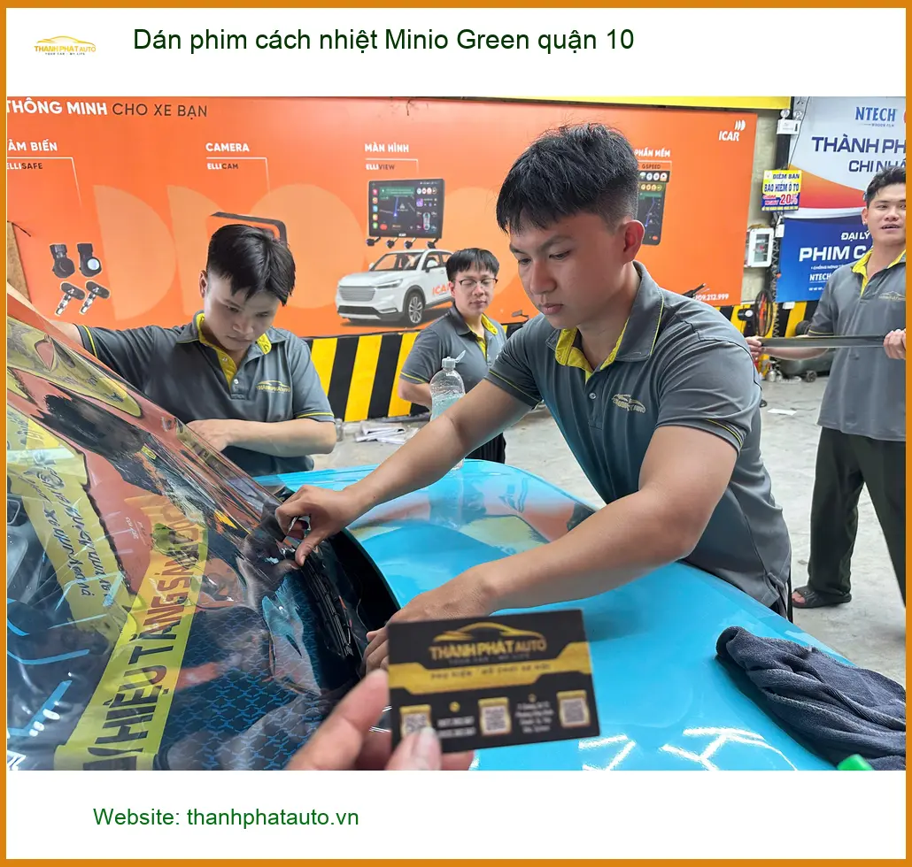 Nơi Dán Phim Cách Nhiệt Minio Green Ô Tô Quận 10 - Giá Tốt TPHCM