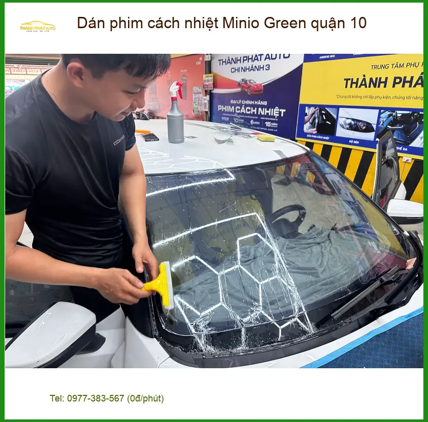 Nơi Dán Phim Cách Nhiệt Minio Green Ô Tô Quận 10 - Giá Tốt TPHCM ảnh thực tế 2