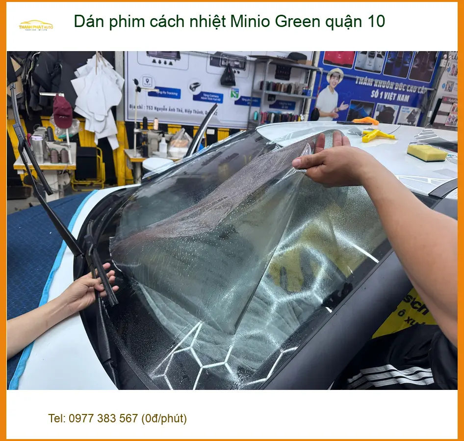 Nơi Dán Phim Cách Nhiệt Minio Green Ô Tô Quận 10 - Giá Tốt TPHCM ảnh thực tế 3
