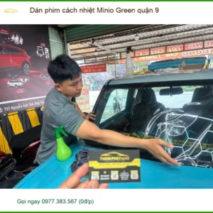 Trung Tâm Dán Phim Cách Nhiệt Ô Tô Minio Green Quận 9 - Lắp Đặt Uy Tín TPHCM - Ảnh 3