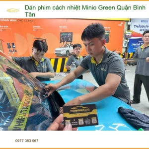 Nơi Dán Phim Cách Nhiệt Ô Tô phim cách nhiệt Minio Green Quận Bình Tân - Giá Tốt - Ảnh 2