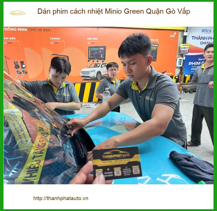 Trung Tâm Dán Phim Cách Nhiệt Minio Green Quận Gò Vấp - Giá Tốt TPHCM ảnh thực tế 3