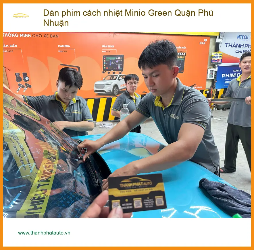 Nơi Dán Phim Cách Nhiệt Ô Tô Minio Green Quận Phú Nhuận - Giá Tốt TPHCM ảnh thực tế 3