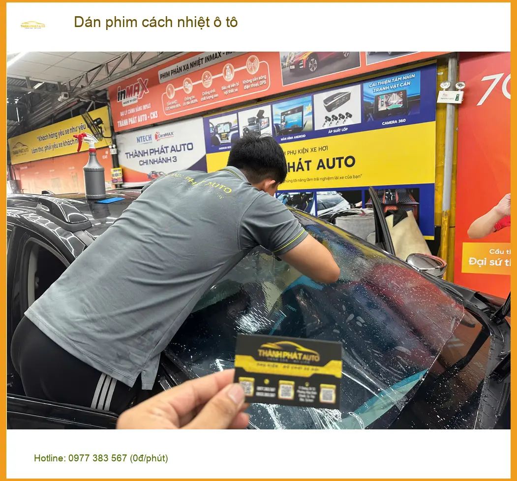 Cô Minh dán phim cách nhiệt ô tô Hyundai Accent tại Quận 12 chống nóng hiệu quả ảnh thực tế 2