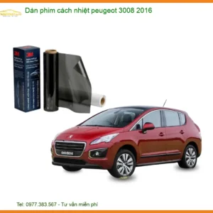 Dán Phim Cách Nhiệt Peugeot 3008 2016 - Địa Chỉ Lắp Đặt Chính Hãng TPHCM