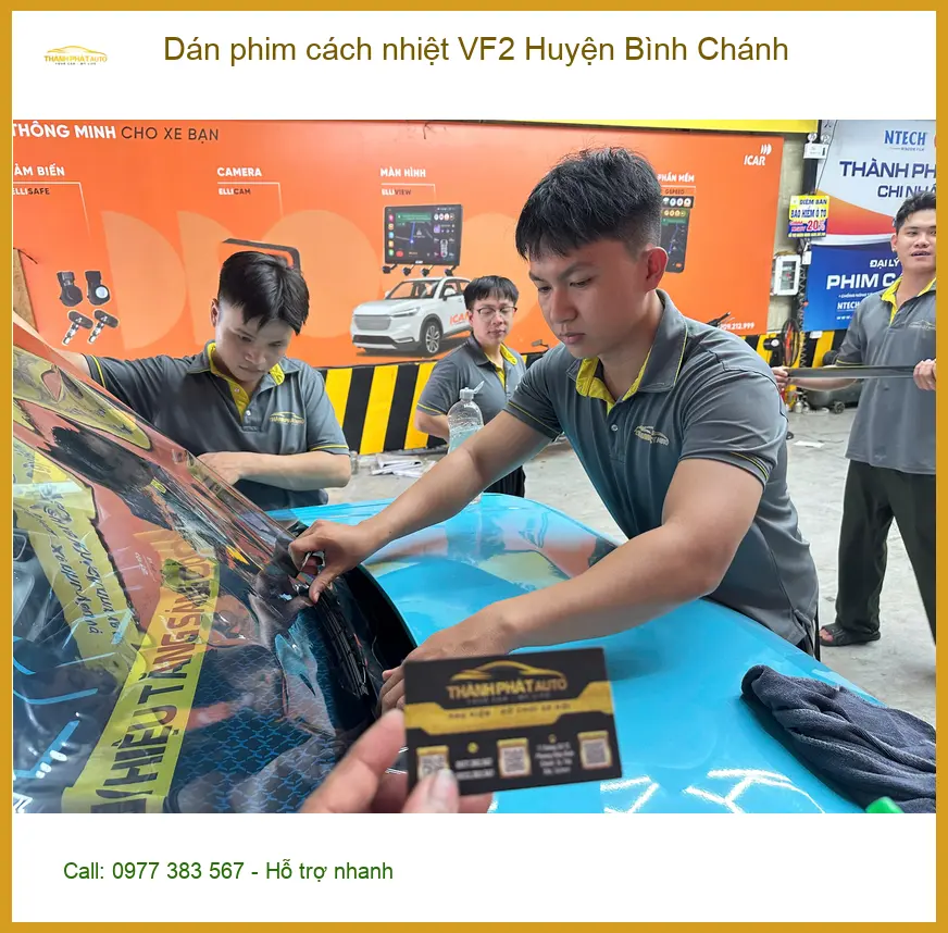 Nơi Dán Phim Cách Nhiệt Ô Tô VF2 Huyện Bình Chánh - Giá Tốt TPHCM ảnh thực tế 2