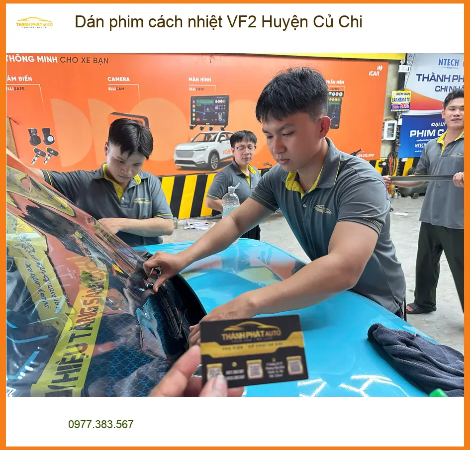 Nơi Dán Phim Cách Nhiệt Ô Tô phim cách nhiệt VF2 Huyện Củ Chi - Giá Tốt TPHCM
