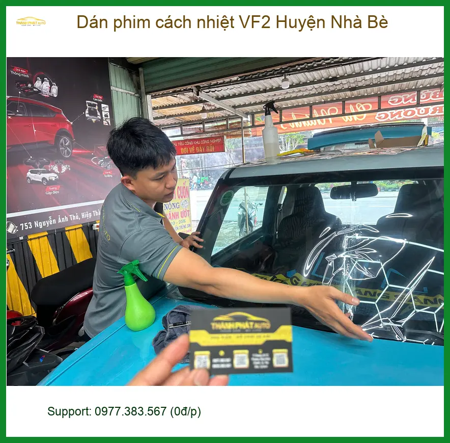 Nơi Dán Phim Cách Nhiệt Ô Tô phim cách nhiệt VF2 Huyện Nhà Bè - Giá Tốt TPHCM