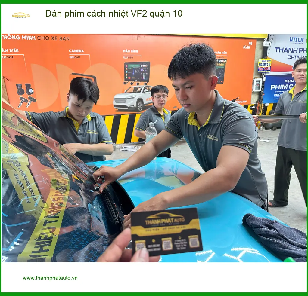 Nơi Dán Phim Cách Nhiệt Ô Tô phim cách nhiệt VF2 quận 10 - Giá Tốt TPHCM ảnh thực tế 2