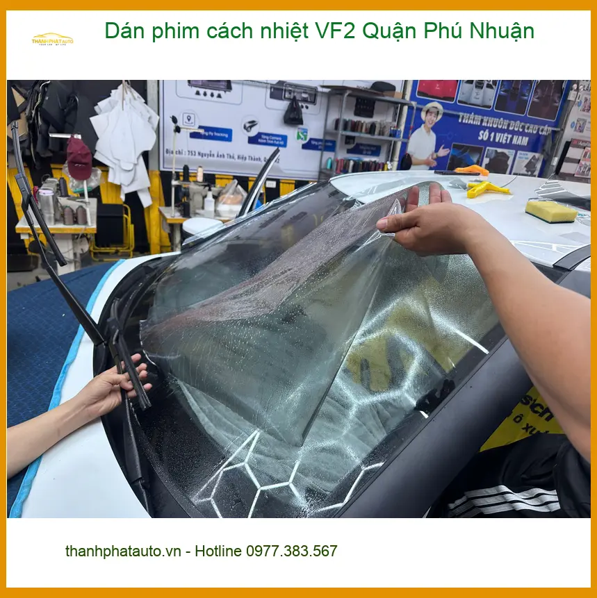 Dán Phim Cách Nhiệt Ô Tô phim cách nhiệt VF2 Quận Phú Nhuận ảnh thực tế 2