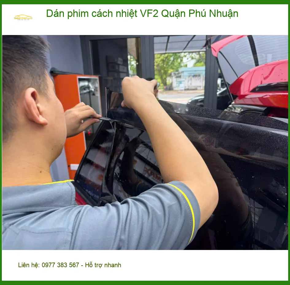 Dán Phim Cách Nhiệt Ô Tô phim cách nhiệt VF2 Quận Phú Nhuận ảnh thực tế 3