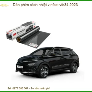 Dán Phim Cách Nhiệt VinFast VF e34 2023 - Địa Chỉ Lắp Đặt Uy Tín TPHCM
