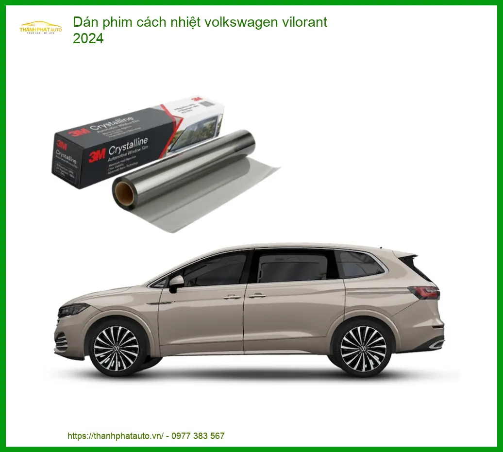 Dán Phim Cách Nhiệt Volkswagen Vilorant 2024 - Trung Tâm Lắp Đặt Uy Tín TPHCM