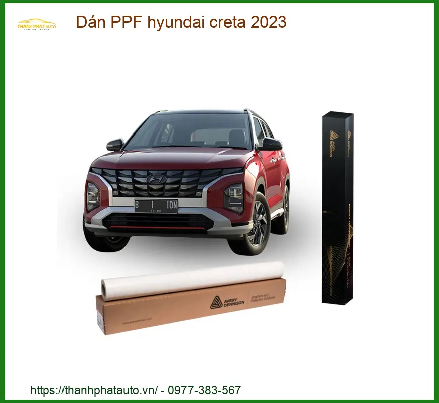 Miếng Dán PPF Hyundai Creta 2023 - Trung Tâm Gắn PPF Uy Tín Giá Tốt TPHCM