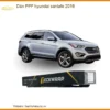 Dán PPF Hyundai SantaFe 2016 - Địa Chỉ Thi Công Chính Hãng Giá Tốt TPHCM
