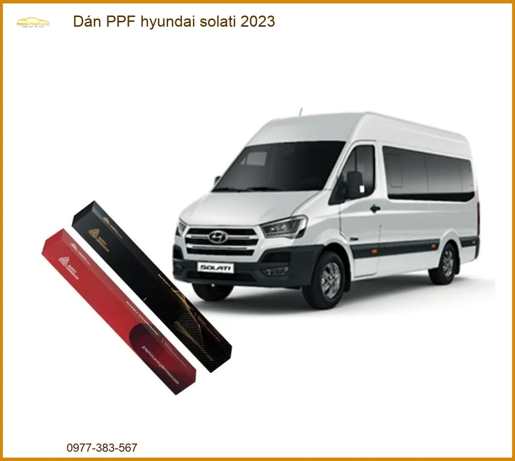 Dán PPF Hyundai Solati 2023 - Địa Chỉ Lắp Đặt Uy Tín TPHCM