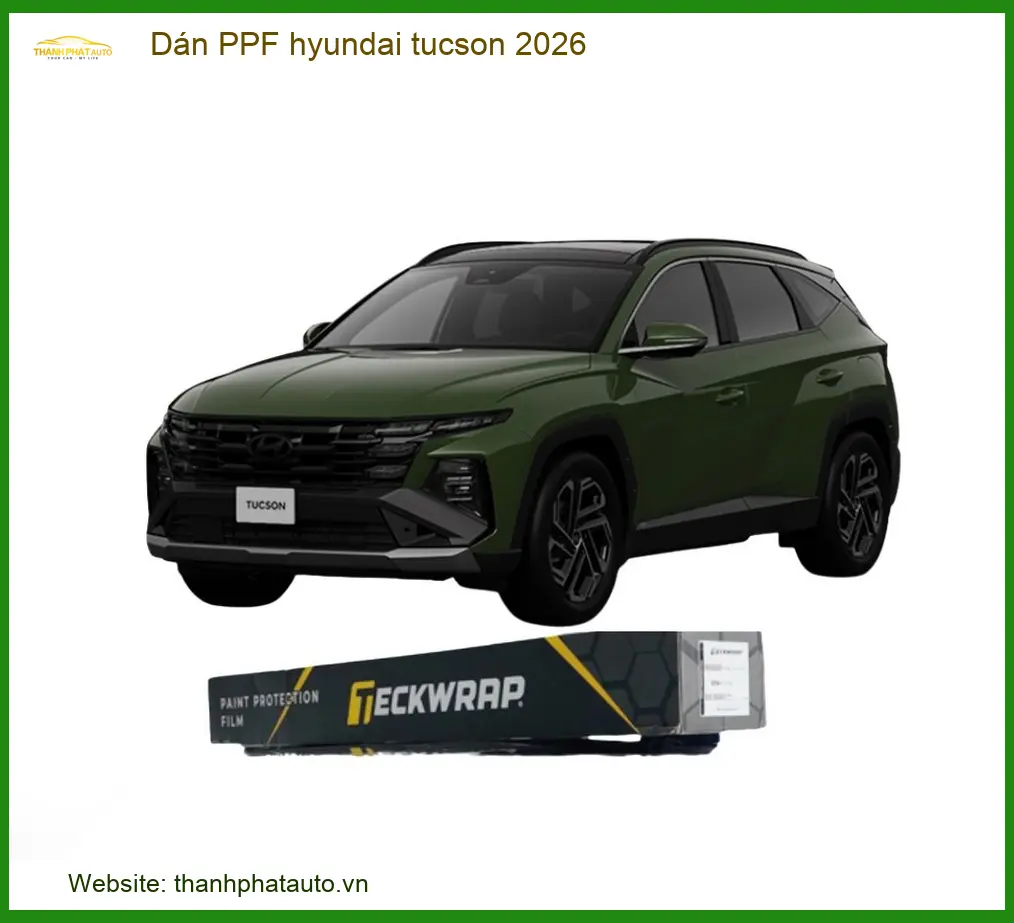 Dán PPF Hyundai Tucson 2026 - Địa Chỉ Lắp Đặt Chính Hãng Giá Tốt TPHCM