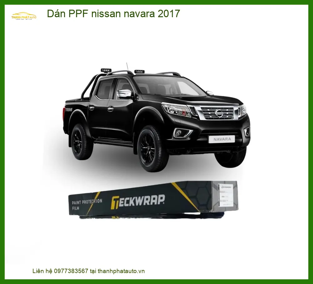 Dán PPF Nissan Navara 2017 - Trung Tâm Uy Tín TPHCM