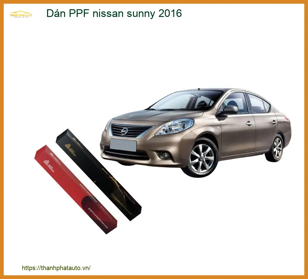 Phim Bảo Vệ Sơn PPF Nissan Sunny 2016 - Trung Tâm Thi Công Uy Tín TPHCM