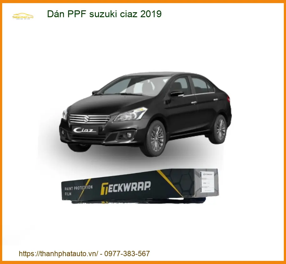 Dán PPF Suzuki Ciaz 2019 - Địa Chỉ Thi Công Chính Hãng Giá Tốt TPHCM