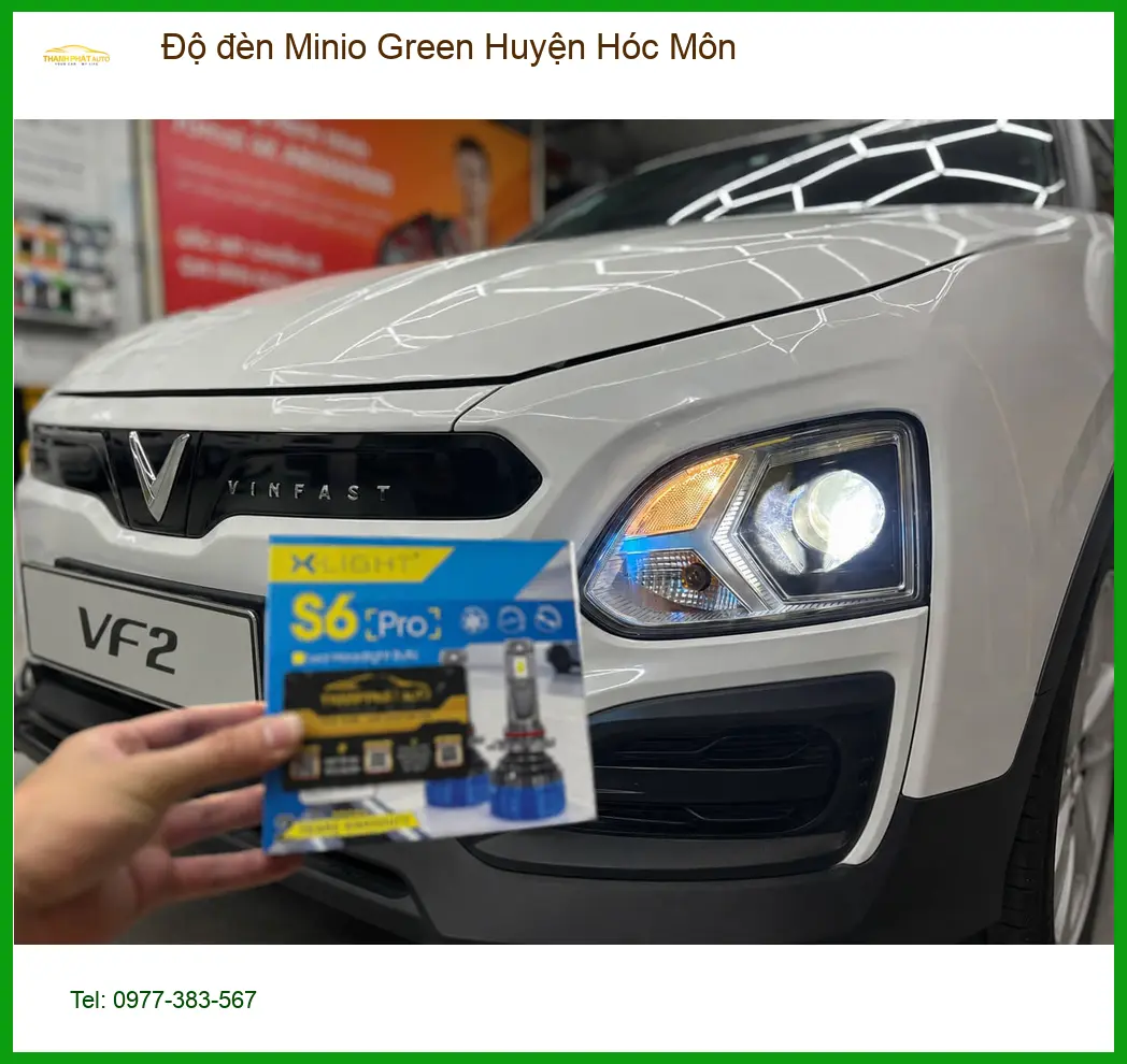 Trung Tâm Độ Đèn Ô Tô đèn Minio Green Huyện Hóc Môn - Thi Công Chuyên Nghiệp