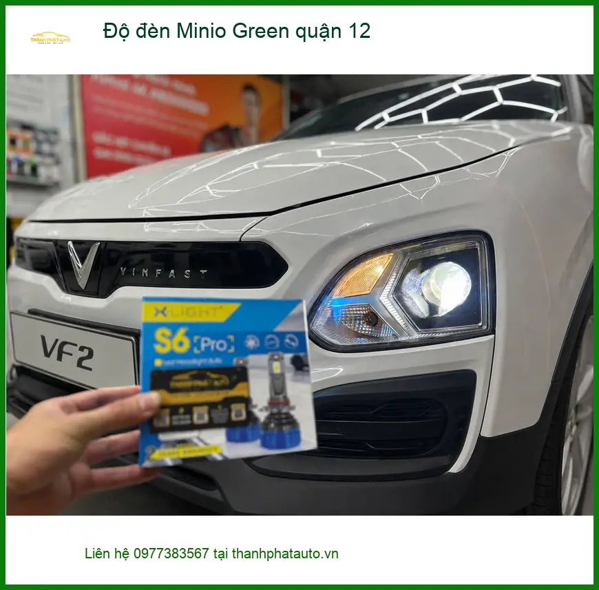 Trung Tâm Độ Đèn Ô Tô đèn Minio Green quận 12 - Nâng Cấp Chính Hãng