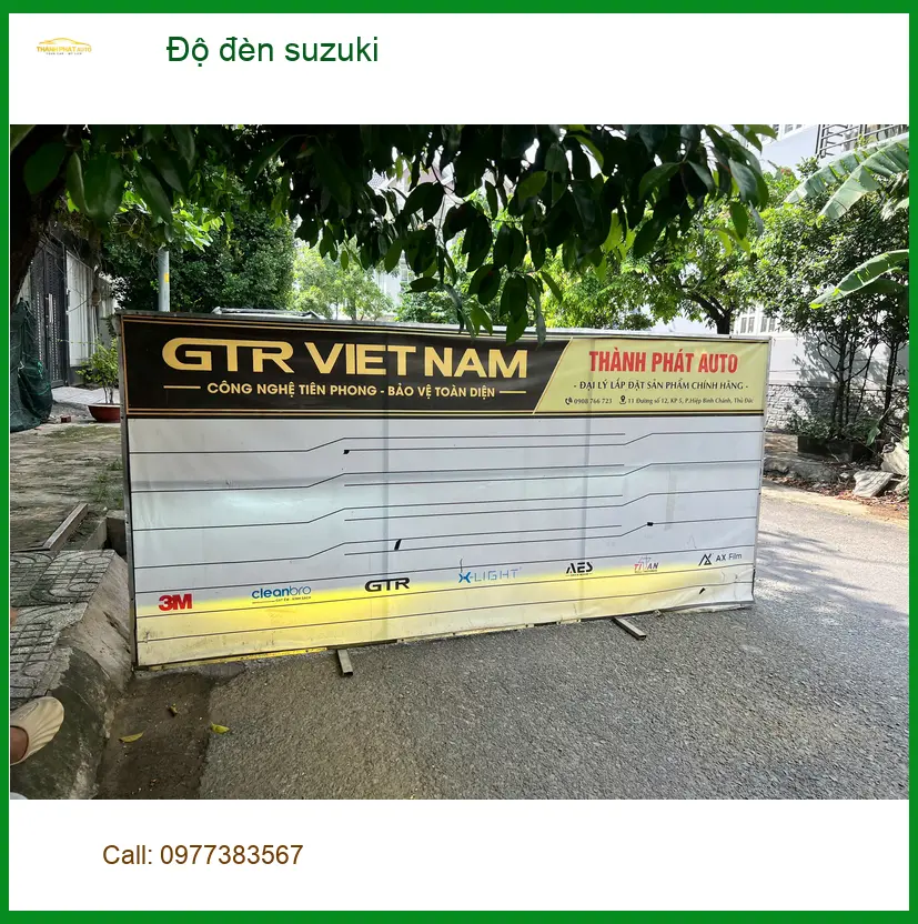 Anh Tùng độ đèn Suzuki Swift tại Quận Thủ Đức vì đèn zin quá tối khi đi đêm
