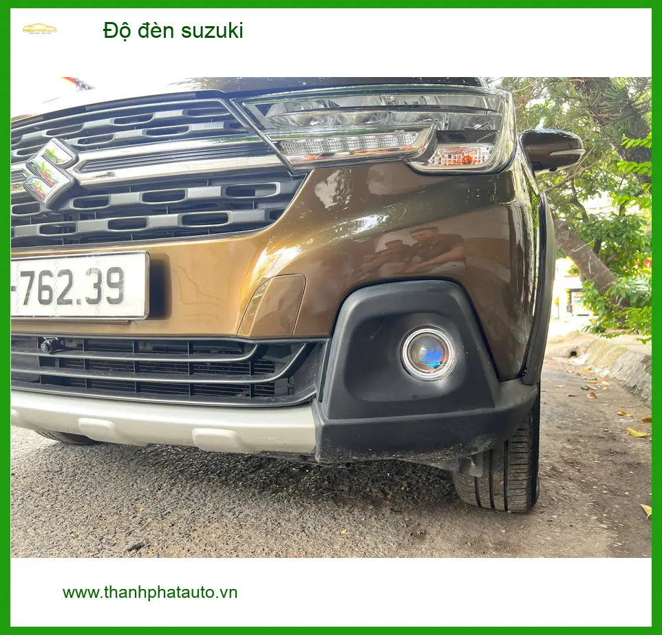 Anh Tùng độ đèn Suzuki Swift tại Quận Thủ Đức vì đèn zin quá tối khi đi đêm ảnh thực tế 3