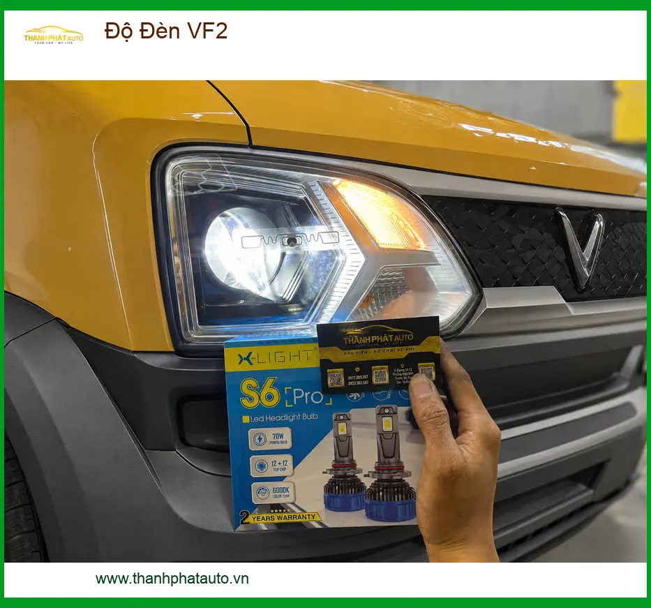 Độ Đèn Bi Gầm LED VinFast VF2 - Địa Chỉ Chuyên Nghiệp Lắp Đặt Uy Tín TPHCM