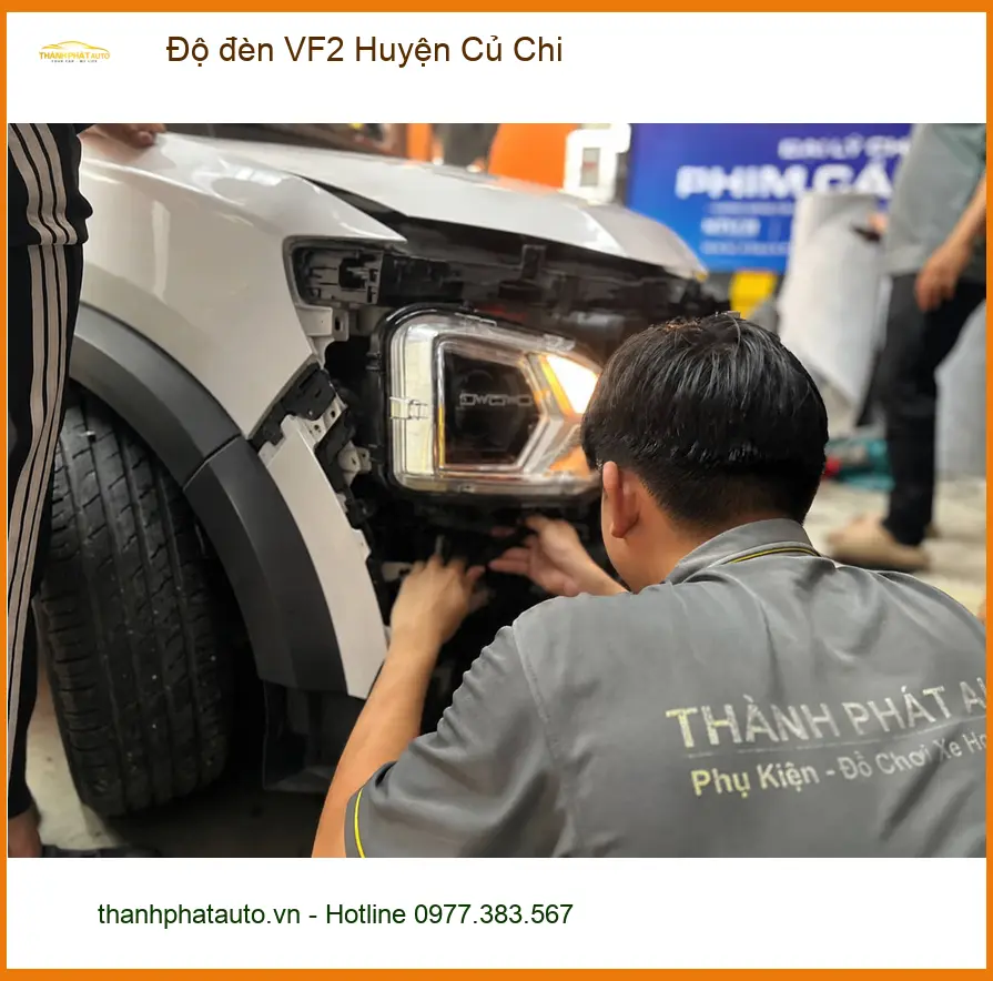 Địa Chỉ Nâng Cấp Độ Đèn Ô Tô đèn VF2 Huyện Củ Chi - Nâng Cấp Chính Hãng