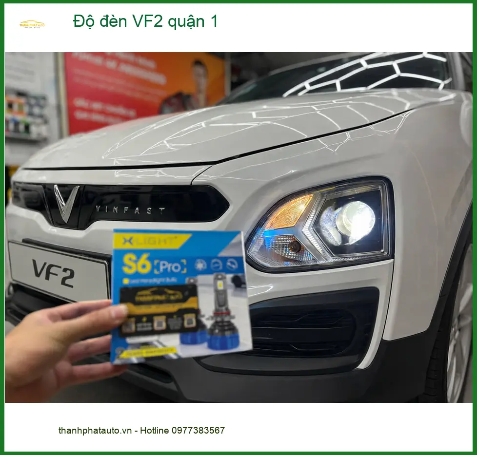 Địa Chỉ Độ Đèn Ô Tô đèn VF2 Quận 1 - Lắp Đặt Uy Tín TPHCM ảnh thực tế 2