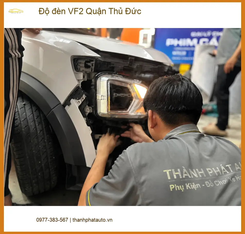 Trung Tâm Độ Đèn Ô Tô VF2 Quận Thủ Đức - Nâng Cấp Chính Hãng