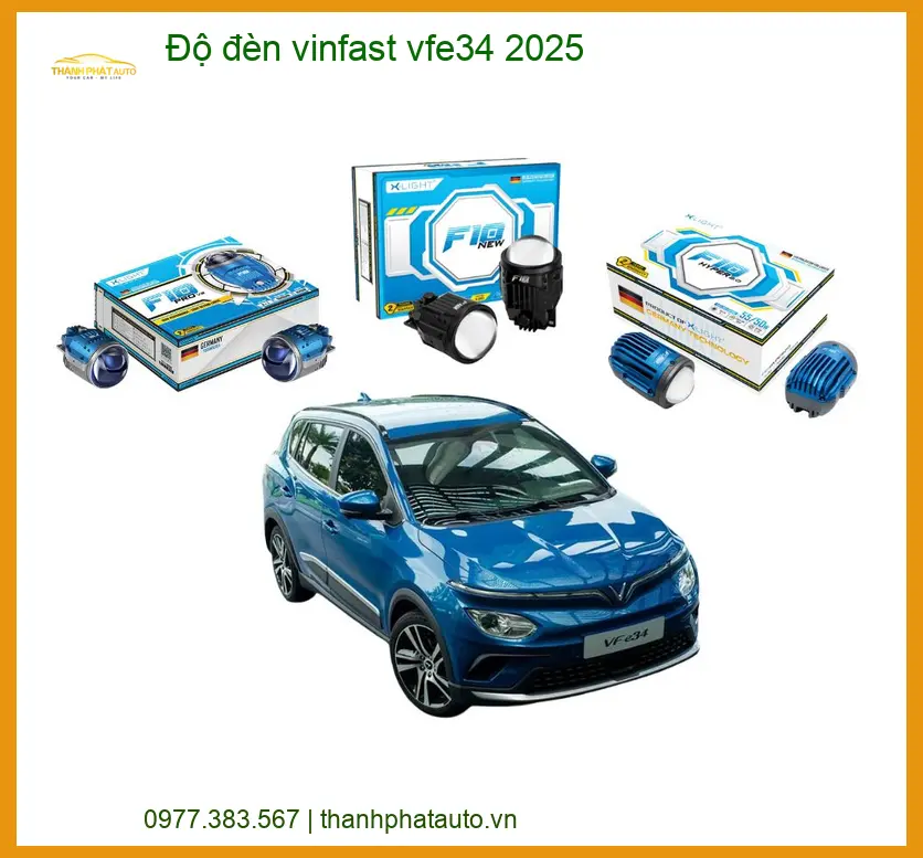 Độ Đèn VinFast VF e34 2025 - Trung Tâm Lắp Đặt Chính Hãng TPHCM
