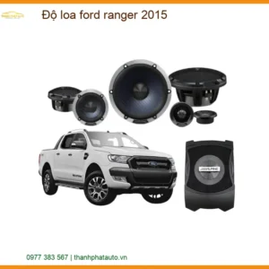 Độ Hệ Thống Loa Ford Ranger 2015 - Địa Chỉ Lắp Đặt Chính Hãng Uy Tín TPHCM