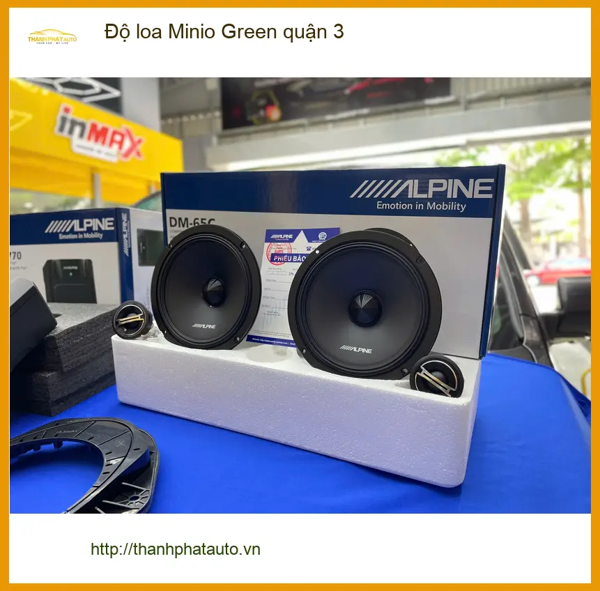 Trung Tâm Độ Loa Ô Tô loa Minio Green quận 3 - Nâng Cấp Chính Hãng
