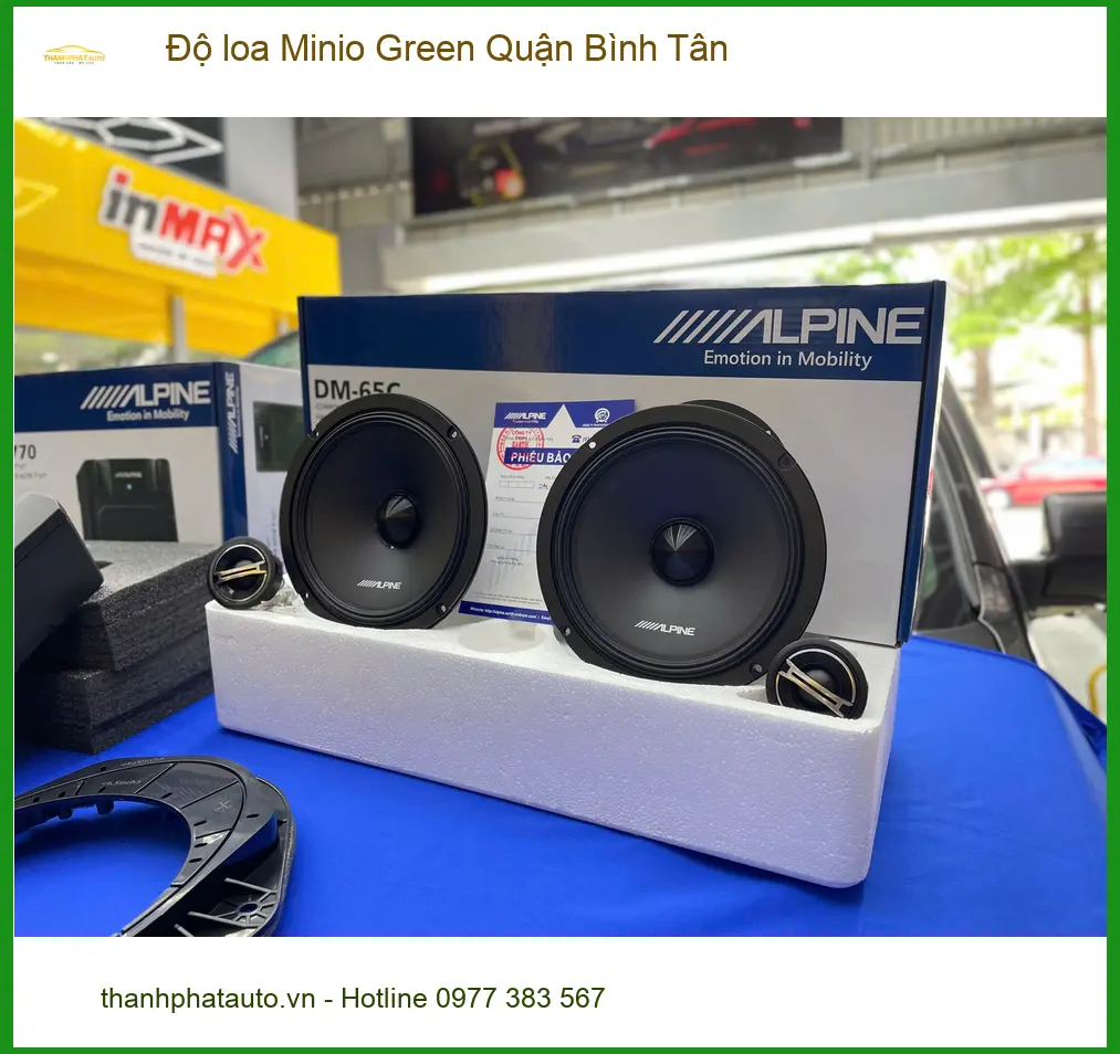Trung Tâm Độ Loa Ô Tô loa Minio Green Quận Bình Tân - Lắp Đặt Uy Tín TPHCM ảnh thực tế 2
