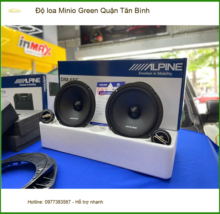 Trung Tâm Độ Loa Ô Tô loa Minio Green Tân Bình - Giá Tốt TPHCM ảnh thực tế 2