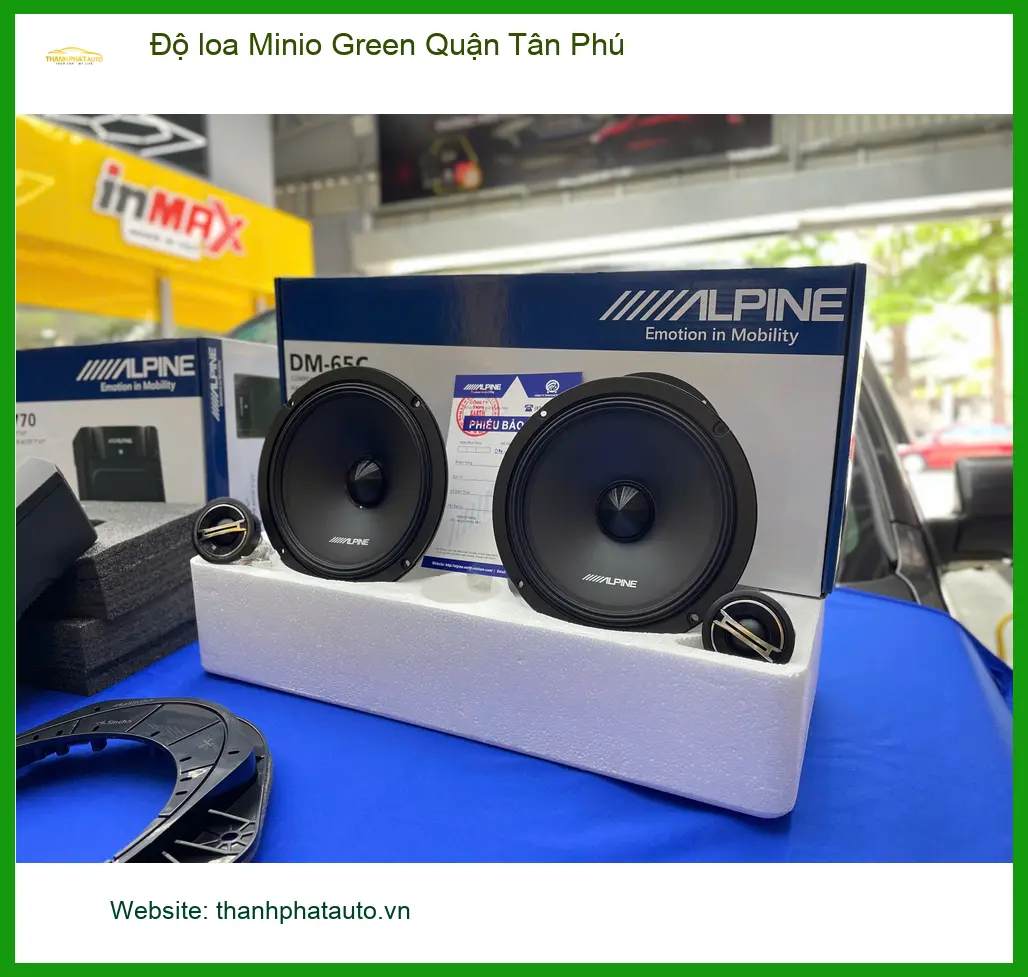 Trung Tâm Độ Loa Ô Tô loa Minio Green Quận Tân Phú - Nâng Cấp Chính Hãng ảnh thực tế 3