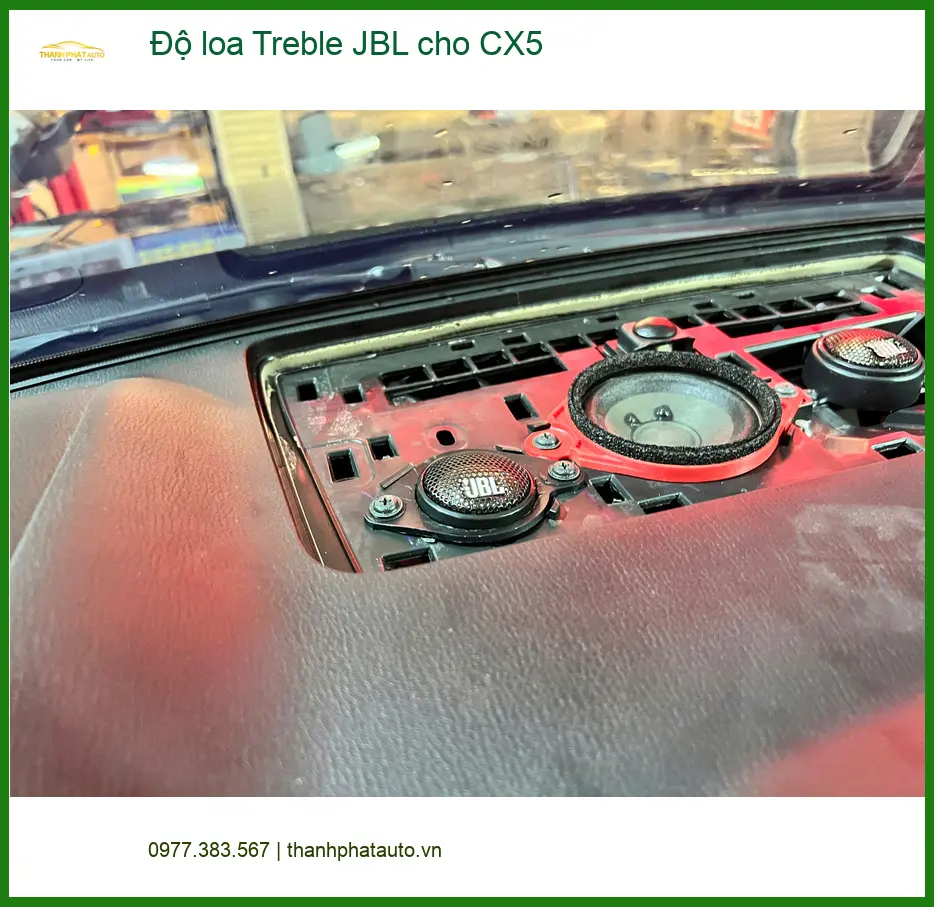 Anh Khải độ loa Treble JBL cho CX5 tại Quận Thủ Đức để âm nhạc sống động hơn ảnh thực tế 3