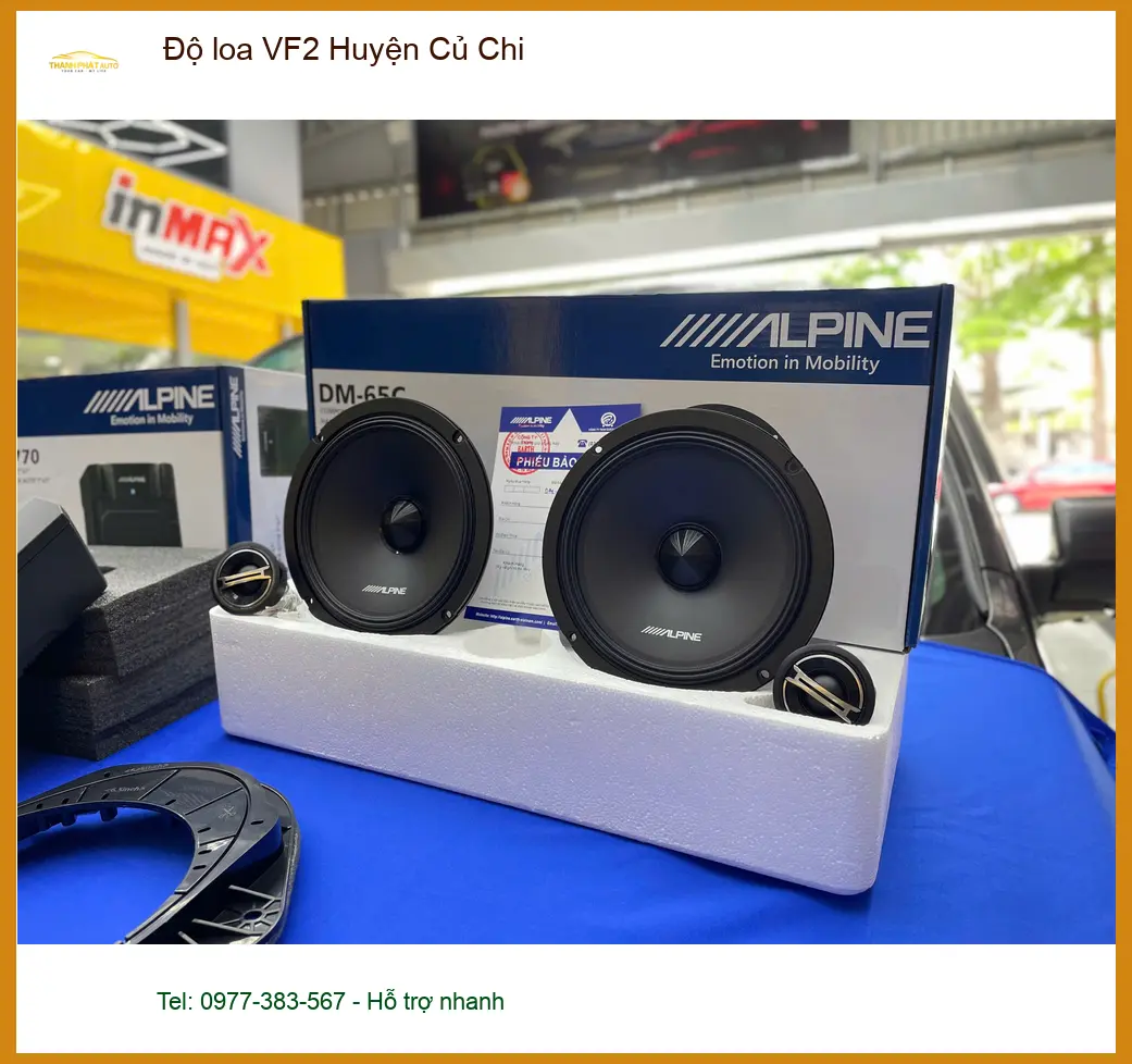 Trung Tâm Độ Loa Ô Tô loa VF2 Huyện Củ Chi - Thi Công Chuyên Nghiệp