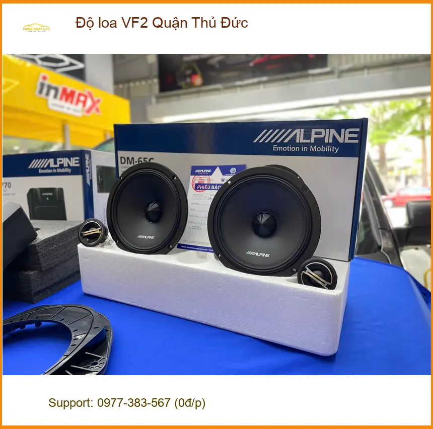 Trung Tâm Độ Loa Ô Tô loa VF2 Quận Thủ Đức - Thi Công Chuyên Nghiệp ảnh thực tế 2