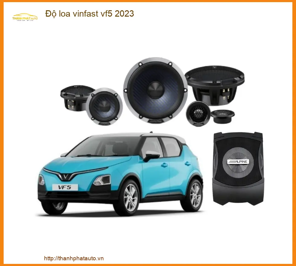 Độ loa Vinfast VF5 2023 - Địa Chỉ Chuyên Nâng Cấp Âm Thanh Uy Tín TPHCM