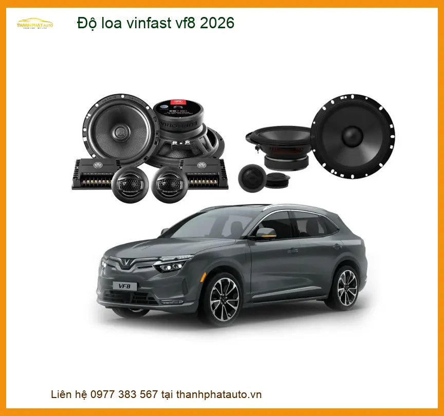 Độ Loa VinFast VF8 2026 - Trung Tâm Nâng Cấp Chính Hãng TPHCM