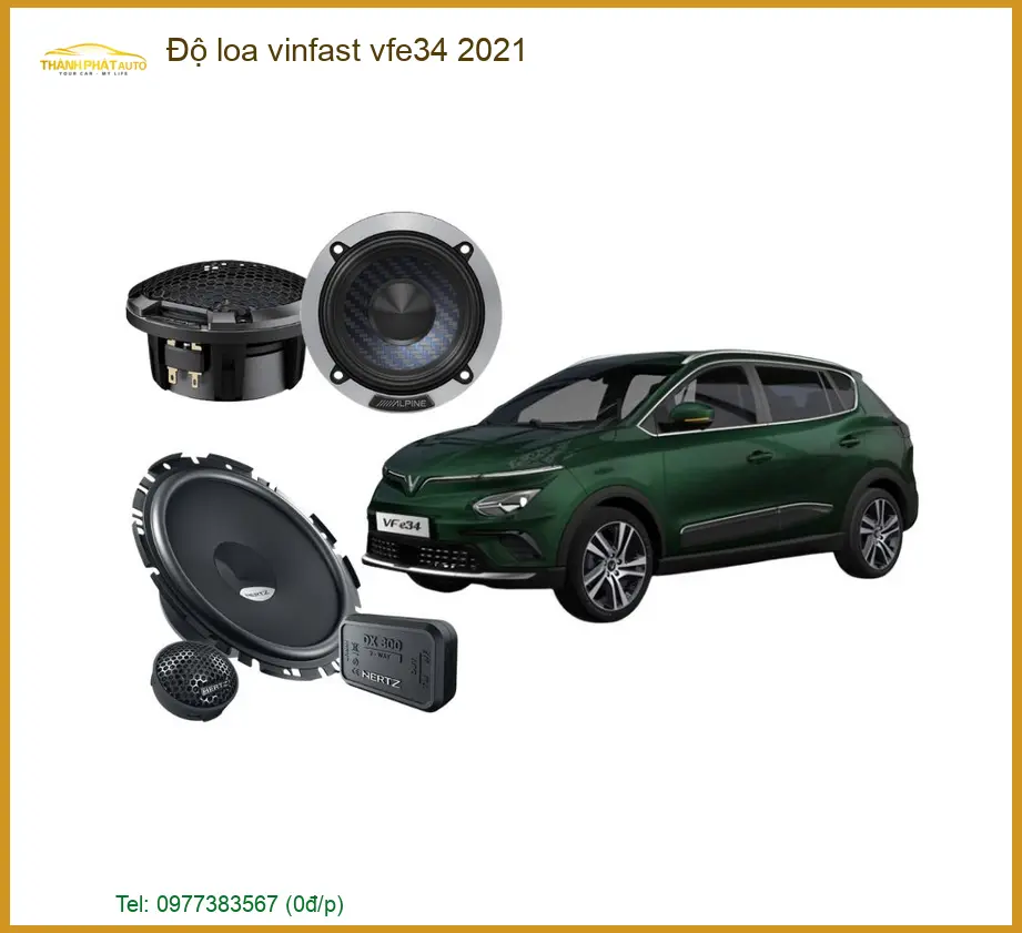 Nâng Cấp Loa Vinfast VF e34 2021 - Địa Chỉ Nâng Cấp Uy Tín TPHCM