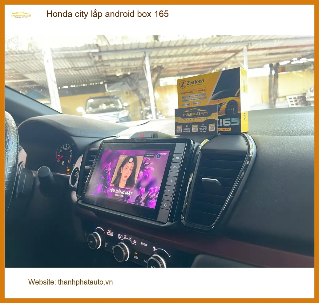 Anh Văn Tùng lắp Android Box cho Honda City tại Quận 12 để nâng tầm trải nghiệm giải trí